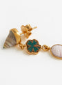 Five Charm With Victorian Drop Earrings Pearl from Grainne Morton at Couverture & The Garbstore
back