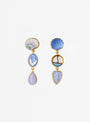 Sailboat and Shell Earrings Blue from Grainne Morton at Couverture & The Garbstore
front