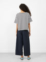 Maglia Frida Striped T-Shirt Acqua at Couverture & The Garbstore
model back 