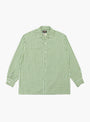 The Open Collar Madras Shirt from Beams Plus in Green at Couverture & The Garbstore
front