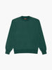 The Crewneck Sweatshirt from Beams Plus in Dark Green at Couverture & The Garbstore
front