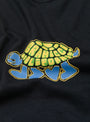 The Turtle Tee in black from Gramicci at Couverture & The Garbstore
 detail