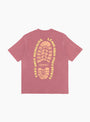 The Footprints Tee from Gramicci comes in Red Pigment Dye at Couverture & The Garbstore
back 