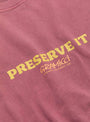 The Footprints Tee from Gramicci comes in Red Pigment Dye at Couverture & The Garbstore
detail