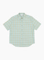 The Short Sleeve Checkered Ombre Shirt in Blue from Gramicci at Couverture & The Garbstore
front 