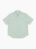 The Short Sleeve Checkered Ombre Shirt in Blue from Gramicci at Couverture & The Garbstore
front 
