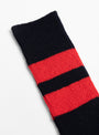 Recycled Cotton Socks Off Navy & Red from ROTOTO at Couverture & The Garbstore
detail
