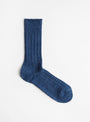 The Organic Cotton Socks come in Light Denim from ROTOTO at Couverture & The Garbstore
front