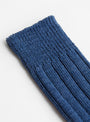 The Organic Cotton Socks come in Light Denim from ROTOTO at Couverture & The Garbstore
detail