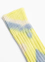 Chunky Ribbed Crew Socks Lime Blue from ROTOTO at Couverture & The Garbstore detail