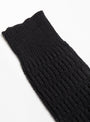 The Folk Crochet Socks come in Black from ROTOTO at Couverture & The Garbstore
detail
