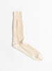 The Folk Crochet Socks come in Ecru from ROTOTO at Couverture & The Garbstore
front 