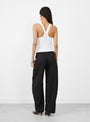 The Remi Tank Top in White by Sefr from Couverture and the Garbstore 
model back