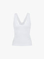 The Remi Tank Top in White by Sefr from Couverture and the Garbstore 
ghost