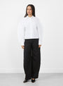 The Siobhan Shirt in White by Sefr from Couverture and the Garbstore 
model front