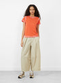 Day T-Shirt Red from YMC at Couverture & The Garbstore
model front 