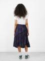Draped Skirt Black and Blue Polka Dot from YMC at Couverture & The Garbstore
back 