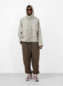 Peveril Jacket Beige Check from Gander at Cvouerture & The Garbstore
model front