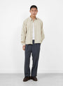 The Deans Shirt from Gander comes in Beige at Couverture & The Garbstore
model front 