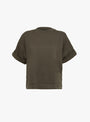 The Physical T-Shirt comes in Coffee Brown from Girls of Dust at Couverture & The Garbstore
front 