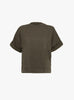 The Physical T-Shirt comes in Coffee Brown from Girls of Dust at Couverture & The Garbstore
front 