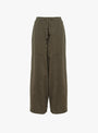 The U Reformer Twill Jersey Pants come in Coffee Brown from Girls of Dust at Couverture & The Garbstore
front 