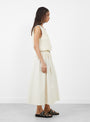 The Meadow Skirt comes in Wheat from Girls of Dust at Couverture & The Garbstore
model side