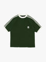 Knitted Training T-Shirt Dark Green from Rice Nine Ten at Couverture & The Garbstore
front 