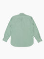 The Tencel Pearlsnap Shirt from Wythe comes in Sage at Couverture & The Garbstore
back