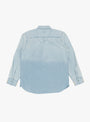 Embroidered Chambray Workshirt Washed Indigo from Wythe at Couverture & The Garbstore
back 