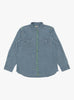 Embroidered Chambray Workshirt Rinsed Indigo from Wythe at Couverture & The Garbstore
front 