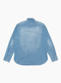 The Denim Pearlsnap Shirt from Wythe comes in Washed Indigo at Couverture & The Garbstore
back