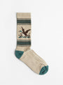 Jacquard Socks Mallad Fight from Wythe at Couverture & The Garbstore
front 