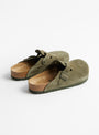 The Boston LEVE comes in Thyme from Birkenstock at Couverture & The Garbstore 
back 