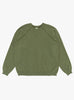 Vintage Double V Sweatshirt Olive from A.PRESSE at Couverture & The Garbstore
front 
