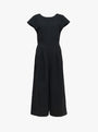 The Daisy Jumpsuit comes in Black from Sideline at Couverture & The Garbstore
front 