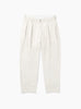 The Twill Part Timer Pants come in Off White from Service Works at Couverture & The Garbstore
front 