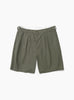 The Twill Part Timer Shorts come in Olive from Service Works at Couverture & The Garbstore
front 