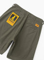 The Twill Part Timer Shorts come in Olive from Service Works at Couverture & The Garbstore
back 