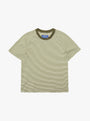 Lo-Fi T-Shirt Hunter Stripe from Paratodo at Couverture & The Garbstore 
front 