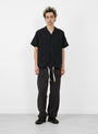 Segundo Smock Shirt Black Tortoise from Paratodo at Couverture & The Garbstore
model front