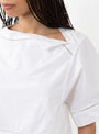 The Irene Top comes in White from Soeur at Couverture & The Garbstore
model detail