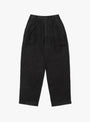 Rayon Silk Flannel Easy Wide Trousers Charcoal from Ssstein at Couverture & The Garbstore
front 