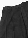 Rayon Silk Flannel Easy Wide Trousers Charcoal from Ssstein at Couverture & The Garbstore
detail