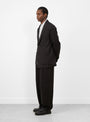 Rayon Silk Flannel Easy Wide Trousers Charcoal from Ssstein at Couverture & The Garbstore
model side