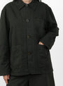 The Construction Jacket comes in Dark Green from YMC at Couverture & The Garbstore 
model detail
