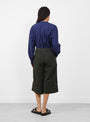 The Ezy Culotte comes in Dark Green from YMC at Couverture & The Garbstore
model back