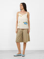Cyrenne Raisin Garden Top Chalk from Laite Works at Couverture & The Garbstore
model front