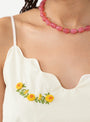 Cyrenne Raisin Garden Top Chalk from Laite Works at Couverture & The Garbstore
model detail