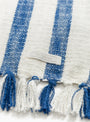 The Jax striped Plaid Azure from ML Fabrics at Couverture and The Garbstore label